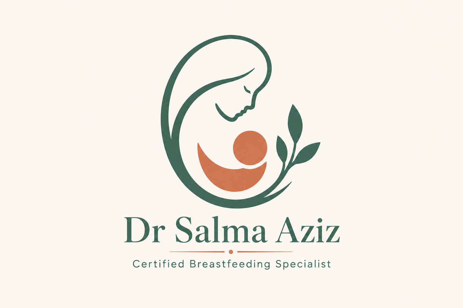 Dr Salma Aziz breastfeeding specialist logo mark