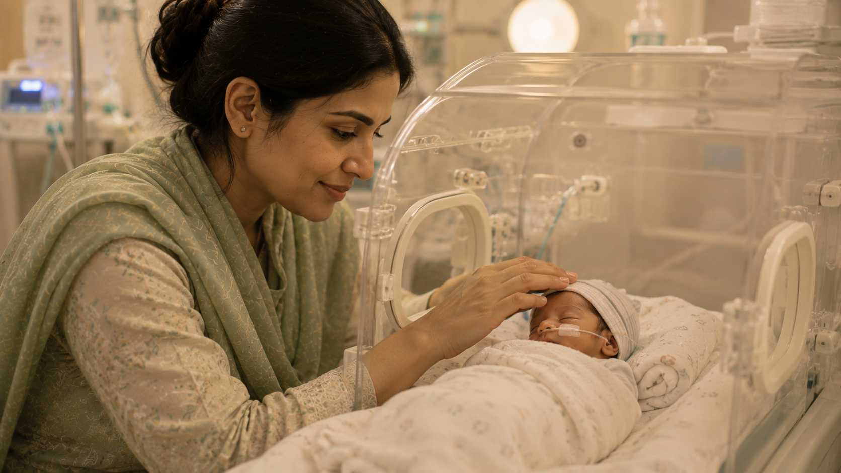 Breastfeeding a premature baby